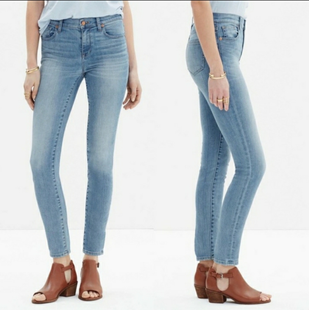 Madewell High Riser Skinny Crop Jeans Size 25